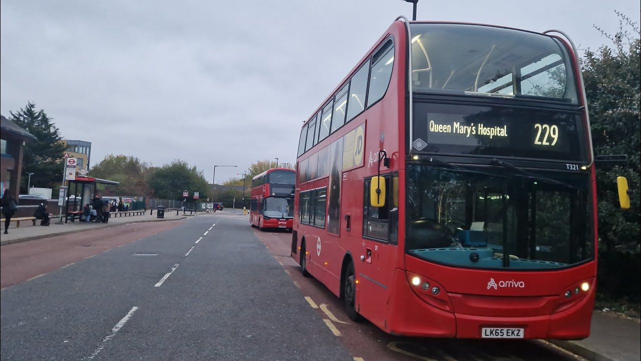 Arrivas T321 LK65EKZ Powermoding through the streets with ease on the 229 | ADL Enviro 400 ZF Euro 6