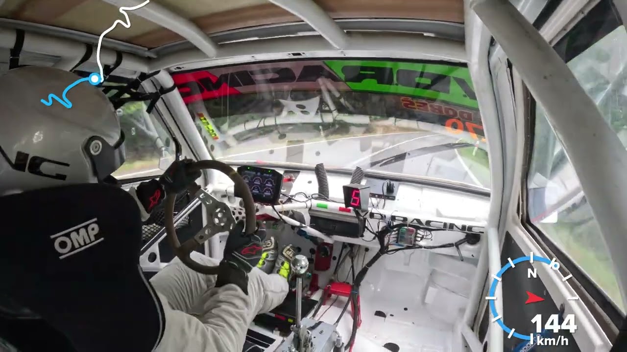 Onboard - Albrechtický kopec 2024 - Škoda Favorit