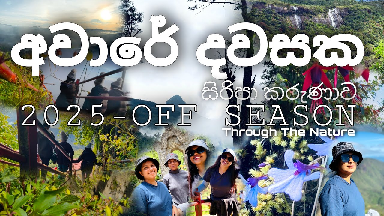 අවාරේ දවසක - සිරිපා කරුණාව..🌼☘️ Off Season -Sripada 🍀 @ThroughTheNature-k2n ☘️#sripadaya #adamspeak 