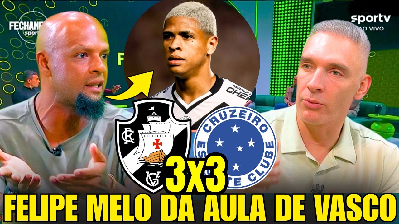 FELIPE MELO e FERNANDO PRASS DÃO AULA DE VASCO EM EMPATE | RENATO GAÚCHO MANDOU BEM DEMAIS VASCO E+