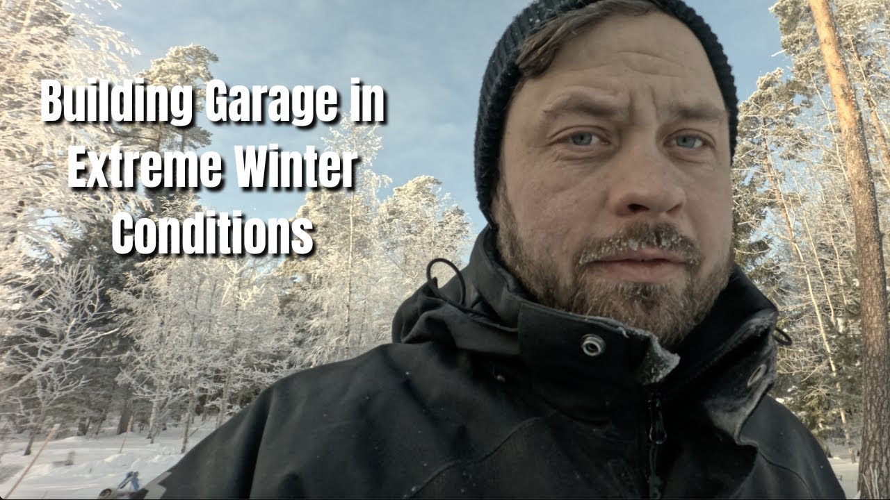 Three Walls Up — Building My Garage Through Snow and Cold