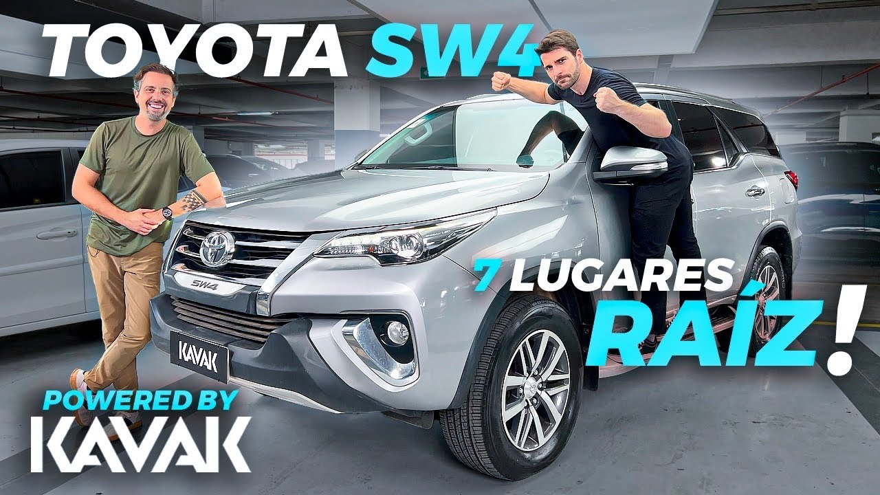 Sete lugares RAIZ! Toyota SW4 V6 é opção mais RACIONAL que parece para levar a FAMÍLIA TODA! #Kavak