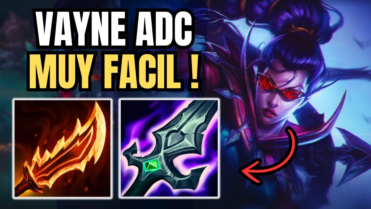 CARREA con VAYNE ADC Como un Pro 👑 | Runas, Habilidades y Consejos
