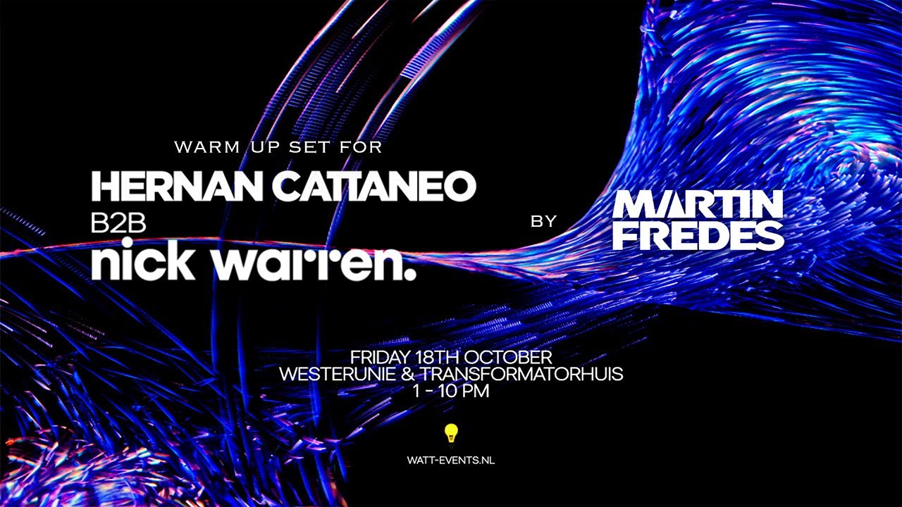 Martin Fredes Warm Up Set for Hernan Cattaneo b2b Nick Warren - ADE 2024 @Watt