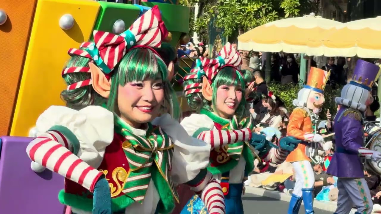 トイズ•ワンダラス•クリスマス! 追いかけ　1st停止後再発進〜3rd見送りまでの追いかけ　3猫、エルフダンサーさん
