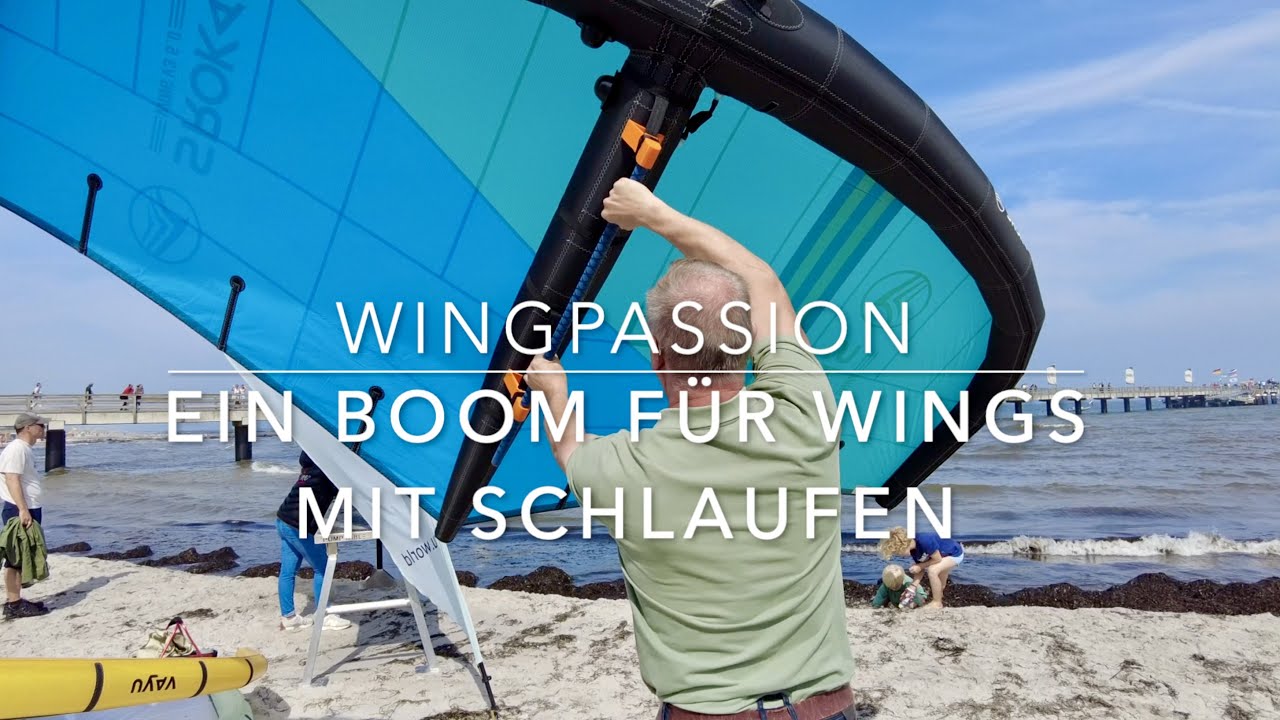 Boom für Wings mit Schlaufen - DIY Lösung