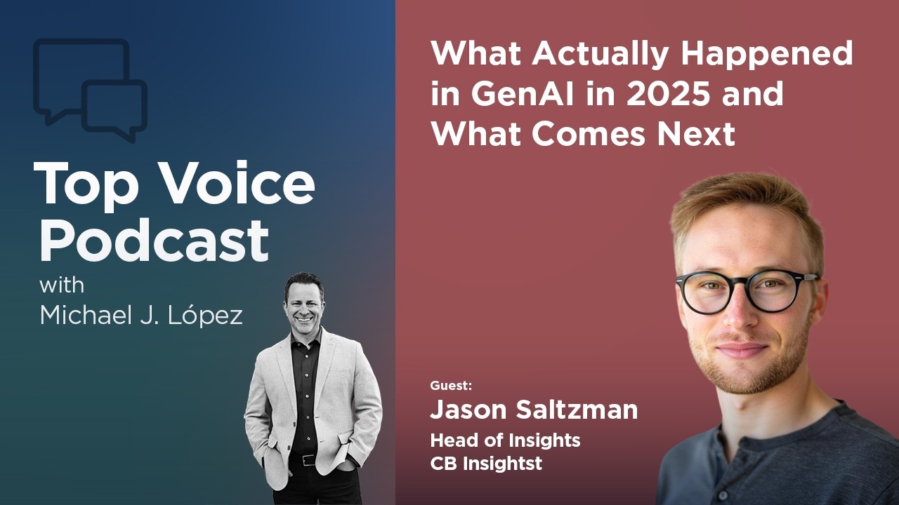 What Actually Happened in GenAI in 2025 and What Comes Next with Jason Saltzman