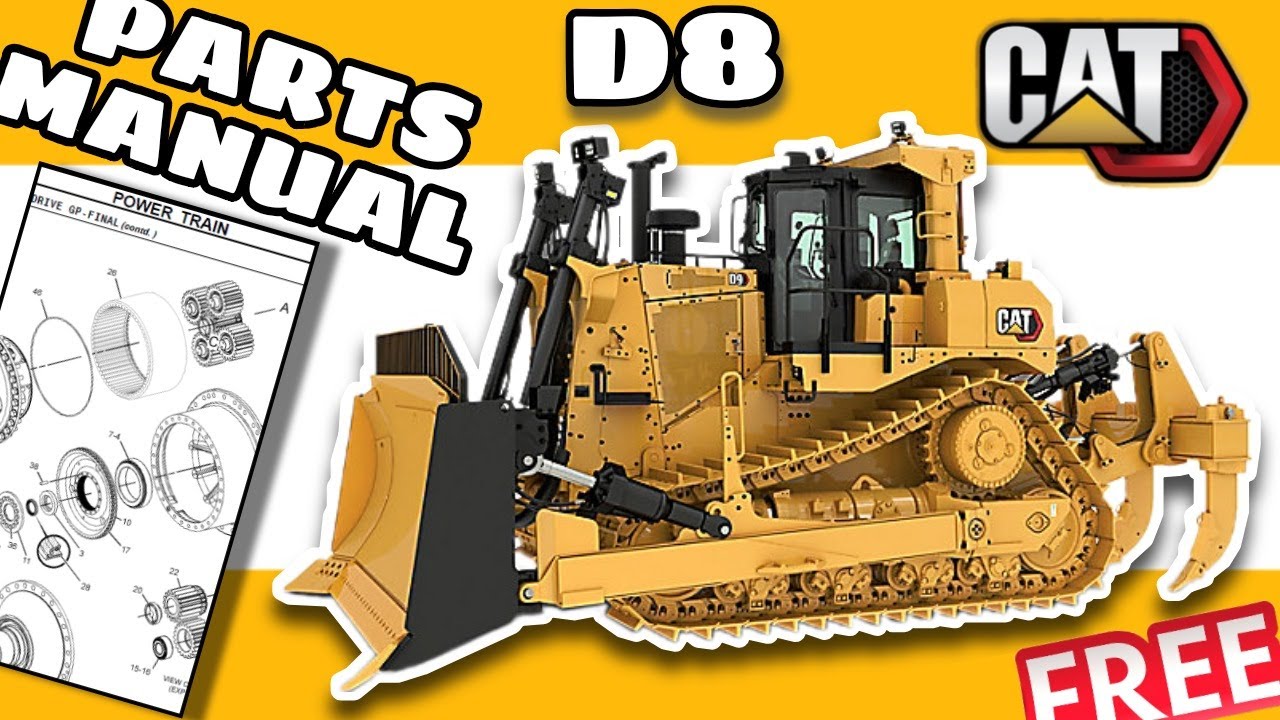 Caterpillar D8R Bulldozer Parts Manual
