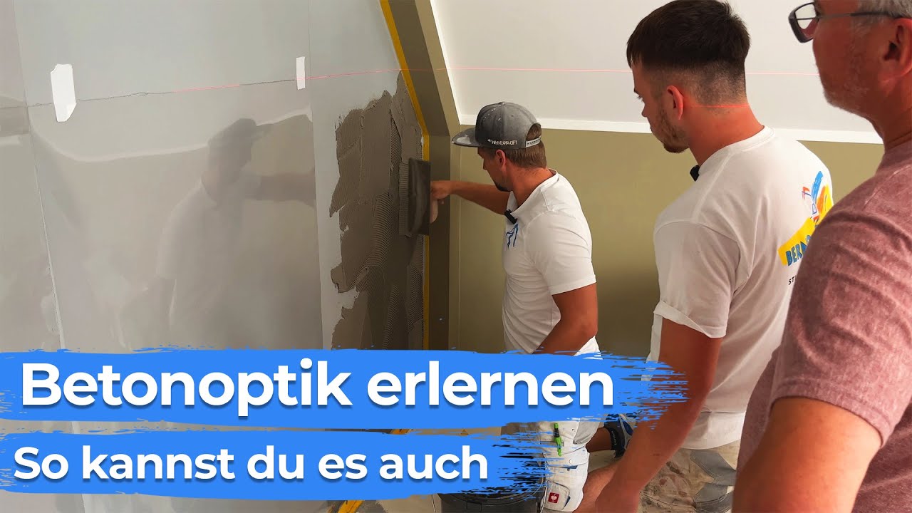 Betonoptik erlernen - Ich zeig‘s nem Stuckateur 2022