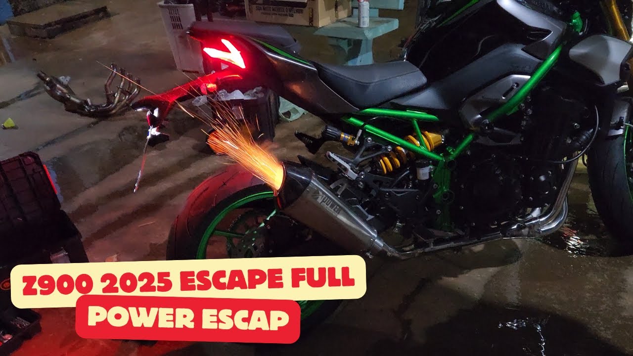 PLAYSUPRA - TROCA DO ESCAPE ORIGINAL DA Z900 2026. ESCAPE FULL POWER. ESCAPAMENTO TOP DEMAIS!!!