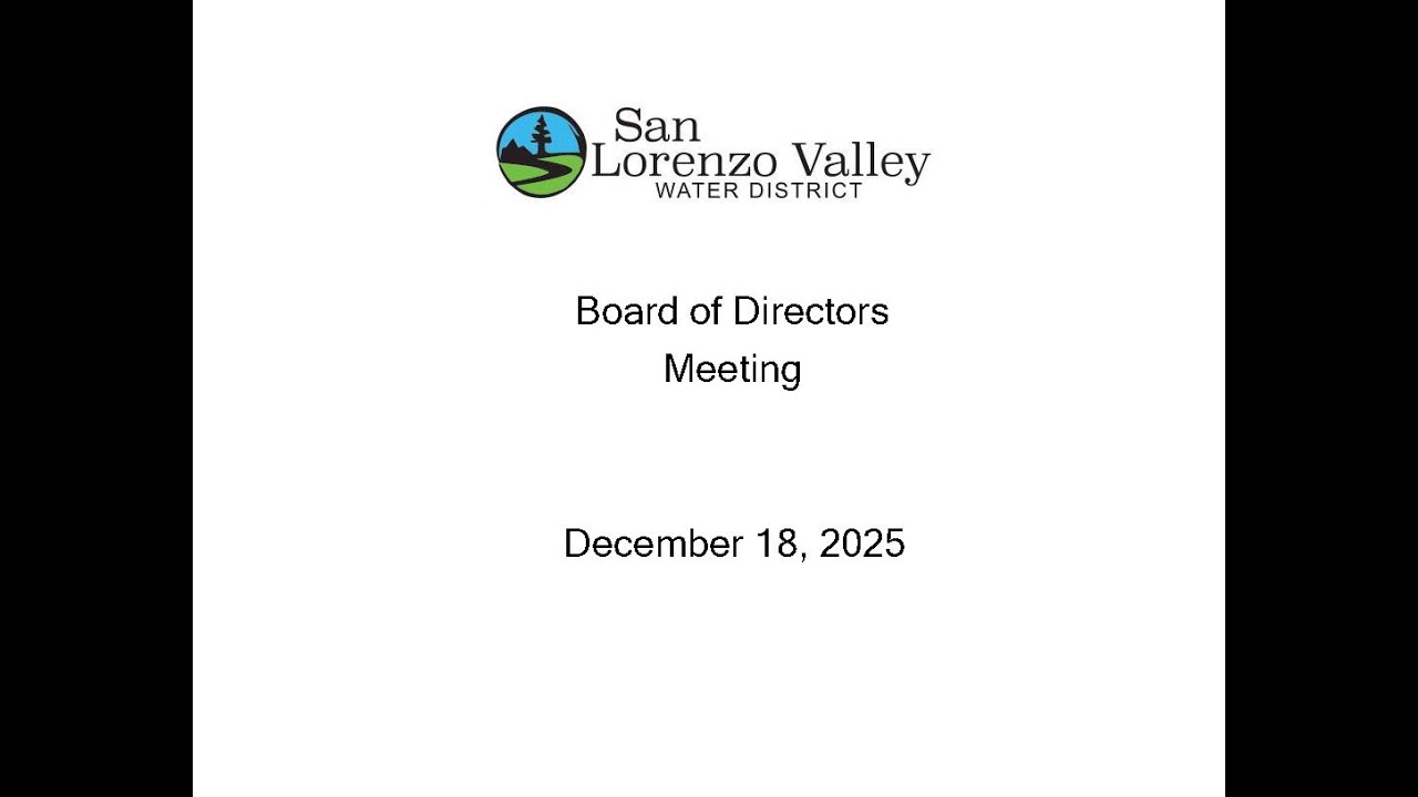 Board of Directors Meeting 12.18.25