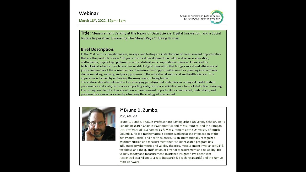 Embracing The Many Ways Of Being Human, & Intersectionality in Assessment, Surveys, and Testing