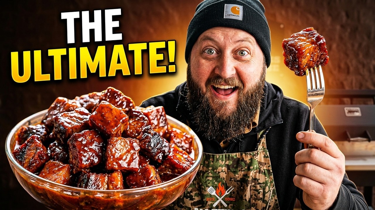 Kansas City Burnt Ends Recipe | Sweet & Sticky BBQ Brisket Cubes