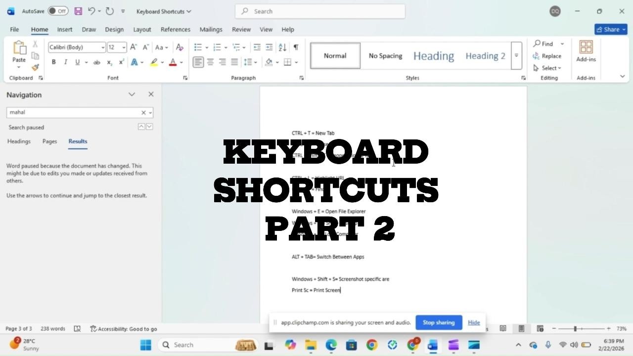 Mga Keyboard Shortcut na Dapat Alam ng mga Beginners 2026 Part 2