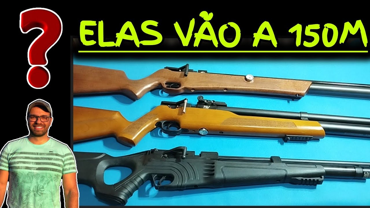 PCP para disparos a 150 metros: Outlander, Alpha e Hatsan Flash VR