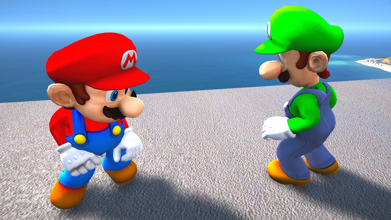 GTA 5 Mario vs Luigi Ragdolls Compilation ep.2 (Euphoria Physics | Funny Moments)
