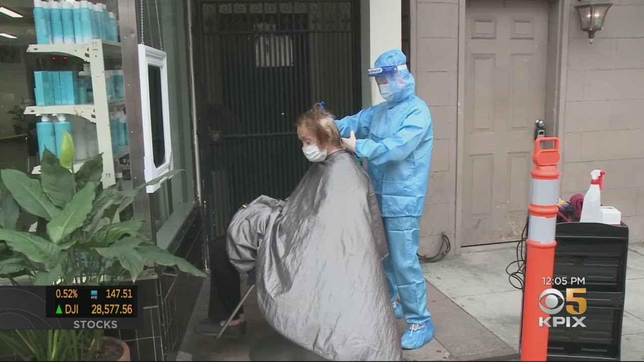 San Francisco Hair Salons And Barbershops Reopen For Outdoor Business