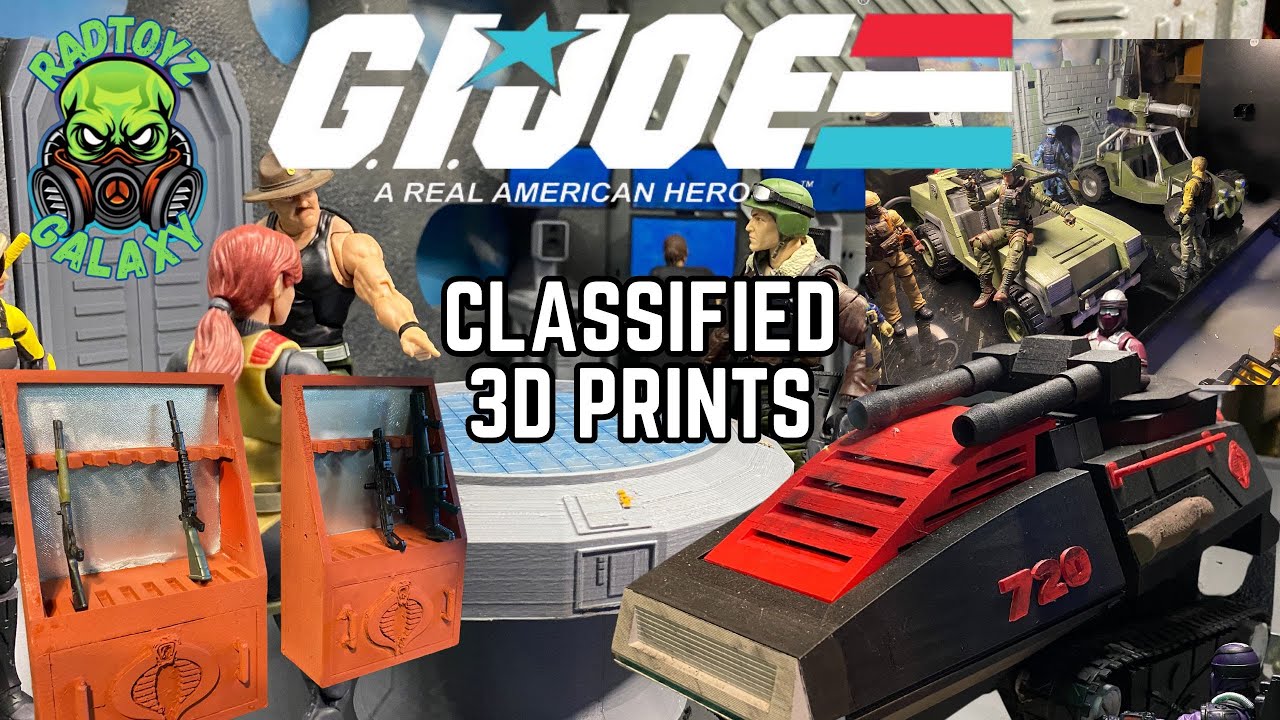 GI JOE классифицирует 3D-принты для создания миров