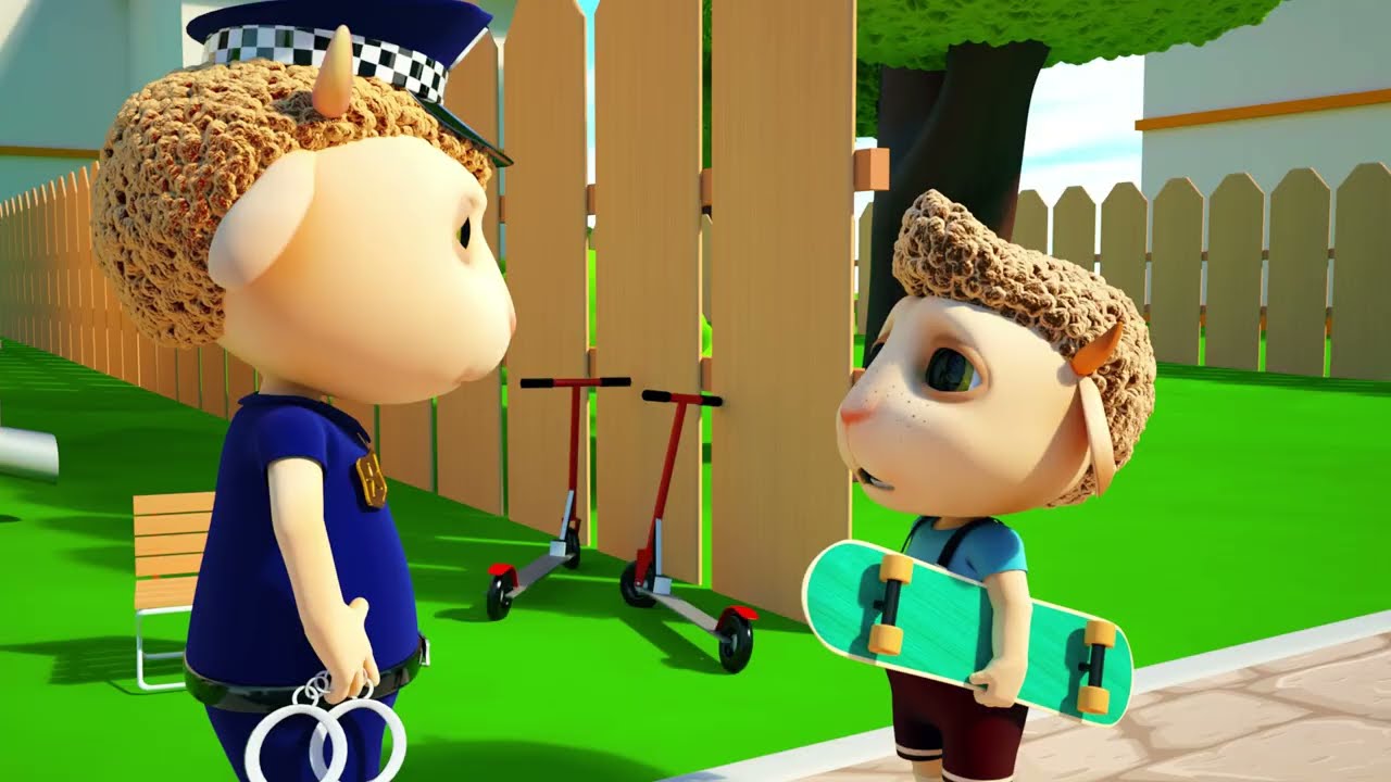 Police Officer | Funny Cartoon for Kids | Dolly and Friends 3D