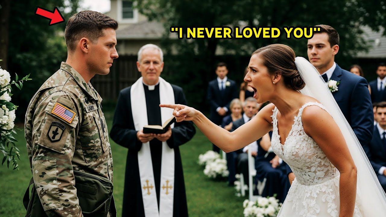 I Came Home Early From Deployment and Found My Fiancée Marrying Another Man In My Backyard