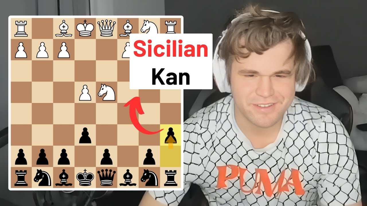 Magnus Carlsen Shows How to Play the Perfect Sicilian Kan