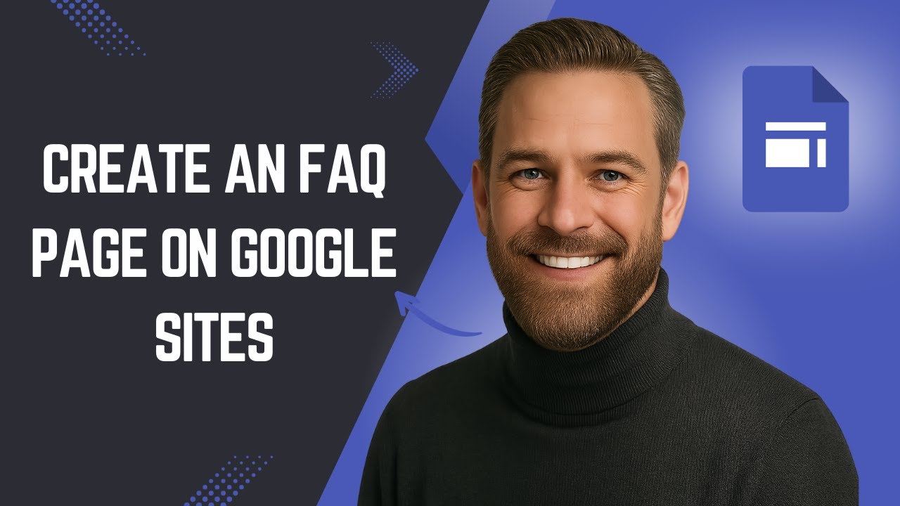 How to Create an FAQ Page on Google Sites Fast and Easy! &ndash; Google Sites Tutorial for Beginners