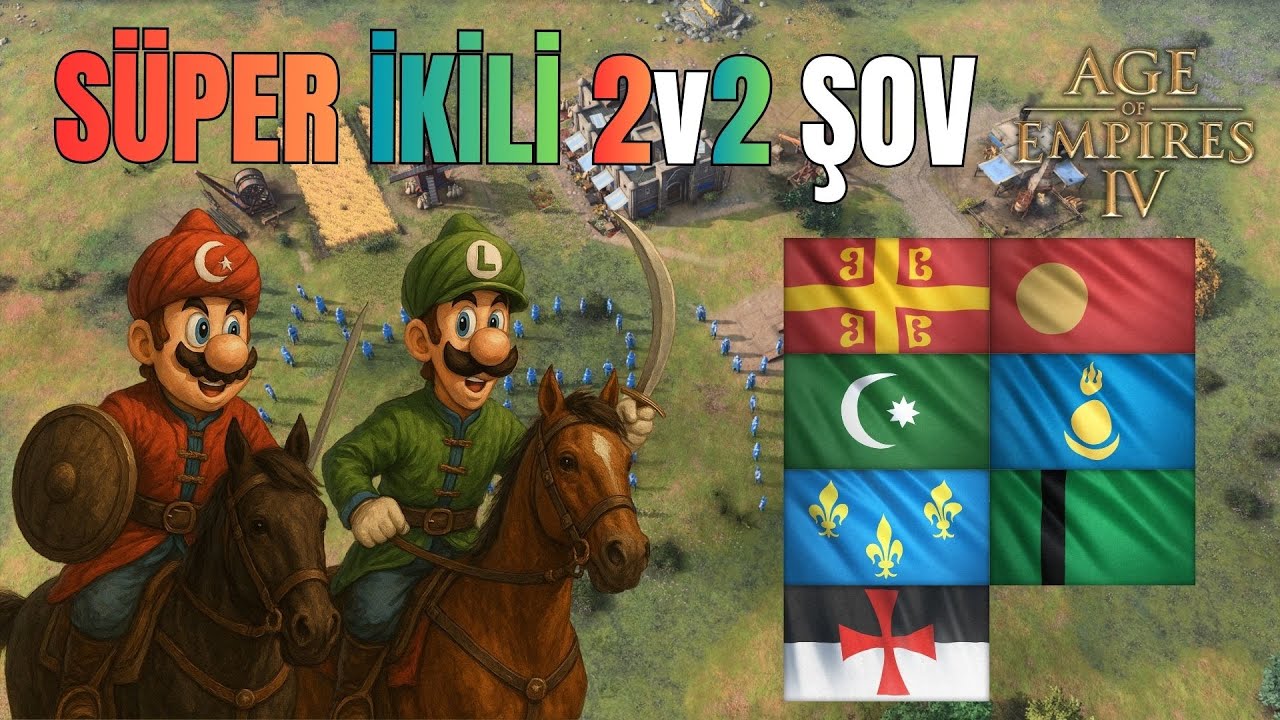 Süper İkili ile 2v2 Zafer Taktikleri | Age of Empires IV