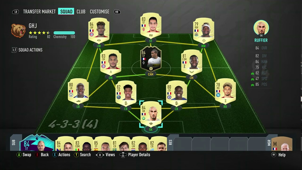 Such A OP French Team 60K Team on Fifa 20
