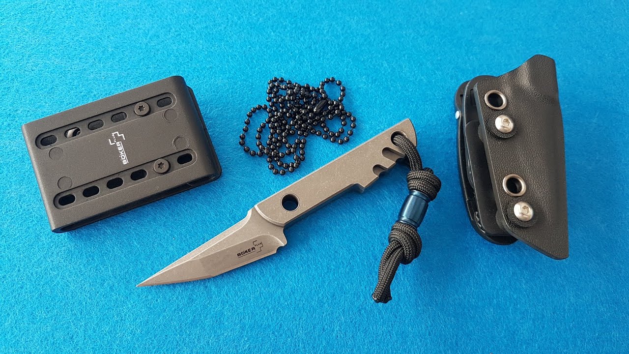 Böker Plus Mini Slik de Rob Amsler: Diseño moderno y agresivo con mango de titanio