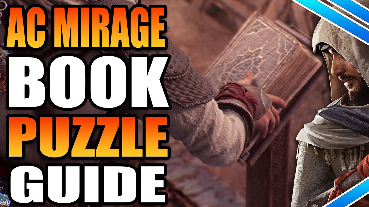 Assassin's Creed (AC) Mirage Serpent's Nest: руководство по книжной головоломке