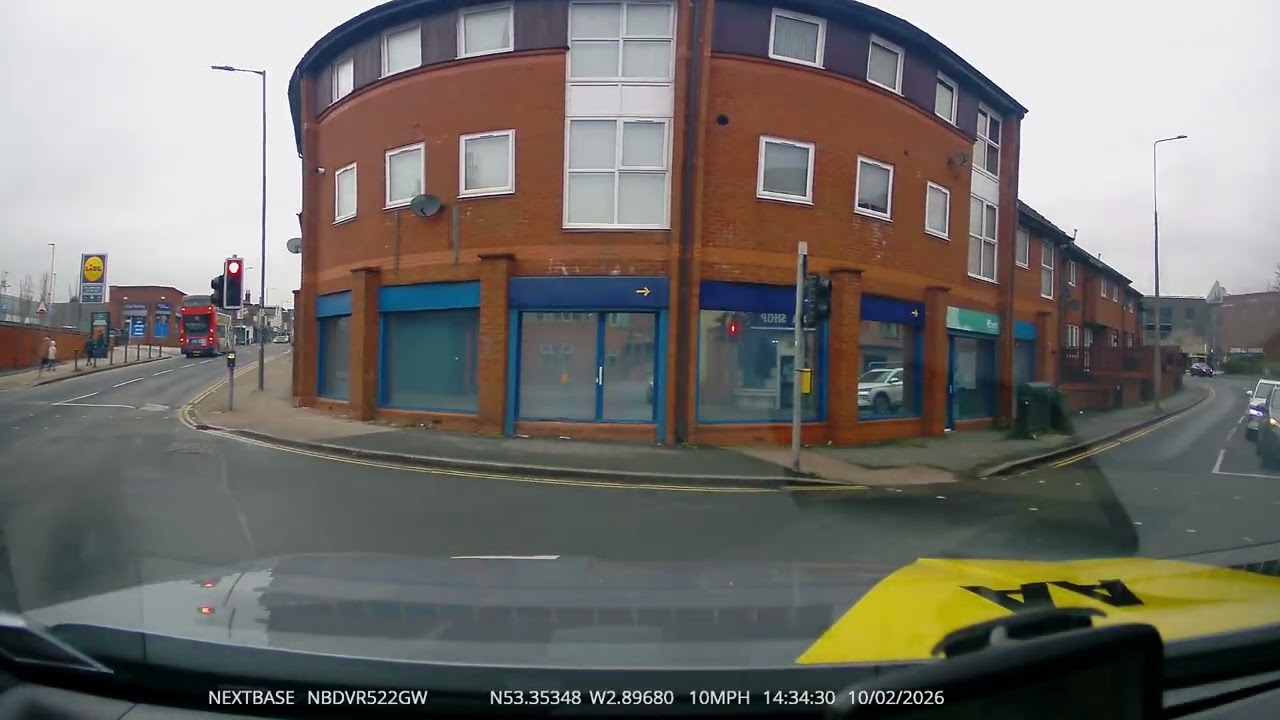 speke driving test route 10/02/2026  2.22pm