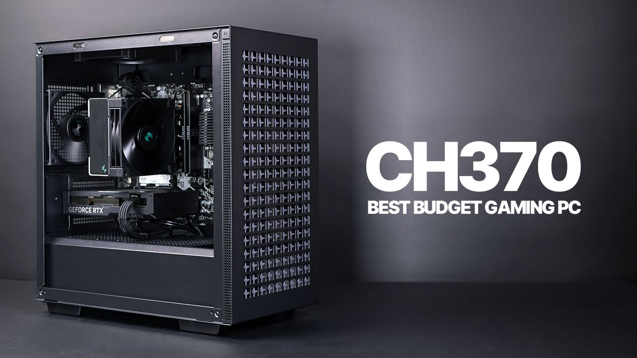 The Best Budget Gaming PC Build | Zero RGB DeepCool CH370 | 7500F | B650M | RTX 4060 Ti | AK400