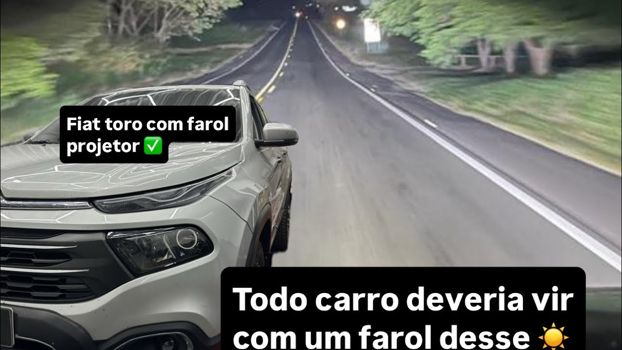 Farol Fiat toro bi led