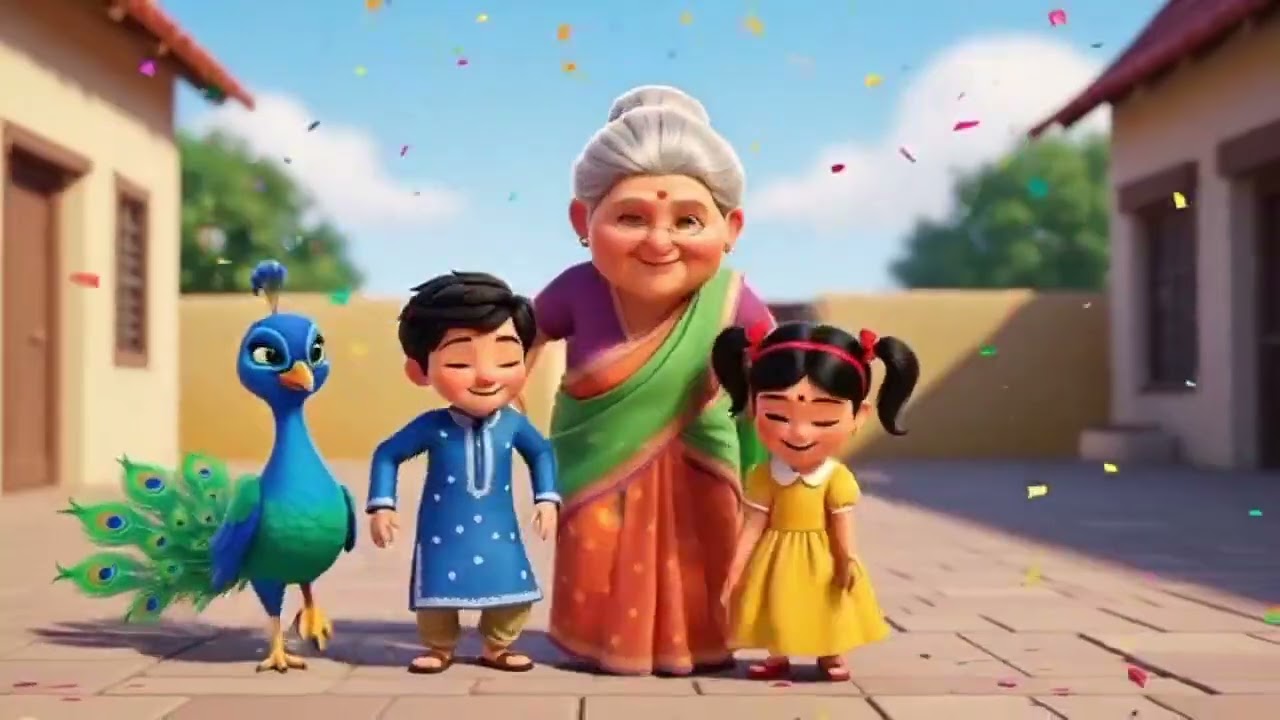 बंदर मामा शरारती 🐒🍌 | Banana Slip Funny Song | Hindi Kids Rhyme Cartoon#hindirhymes #cartoon #funny 