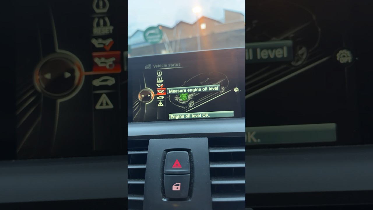 Bmw 2 Series (Oil Level Check) as there is no dipstick with the engine