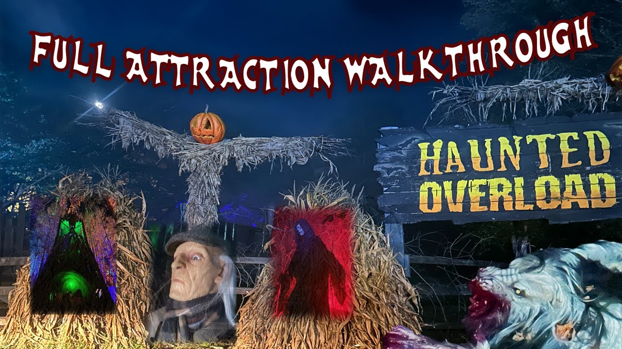 Haunted Overload 2025 Full Night Tour- New England Haunt Walkthrough (No Jumpscares)