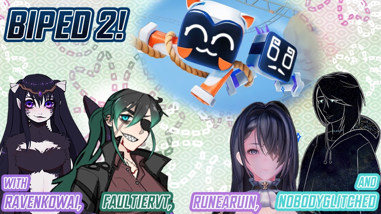 【 Trine 2 → Biped 2 → Lethal Company 】Fwend ✨ ft. w/ Runea, Faultier and Raven! ♡ 【 NobodyGlitched 】