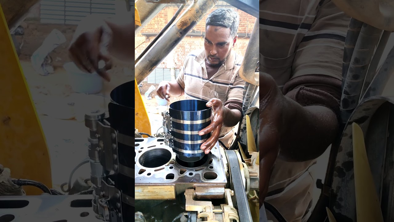 piston ko engine mein kaise dale jcb 3DX  🚜 New video please Subscribe now 🙏