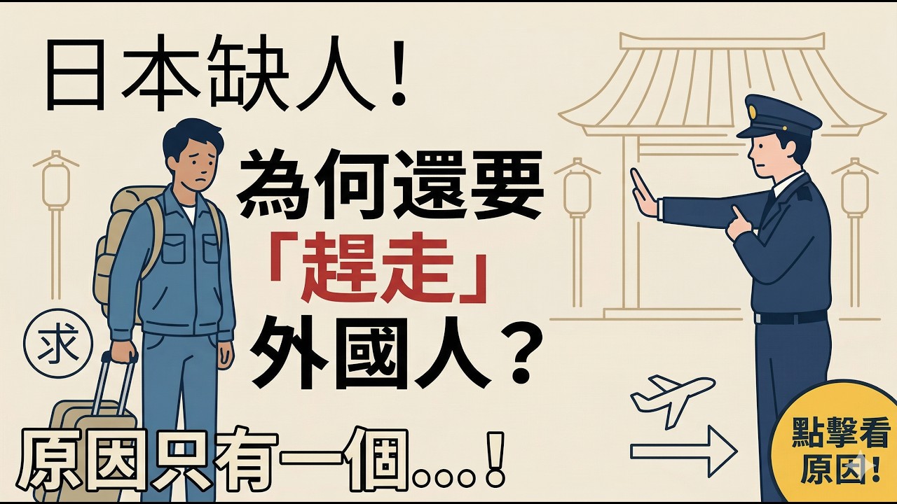日本要把外國移民都趕走嗎？不是說很缺人的嗎？