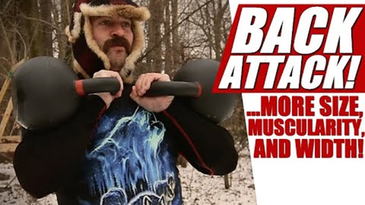 Kettlebell Back Attack! [Builds MONSTER Lats & Traps] | Chandler Marchman