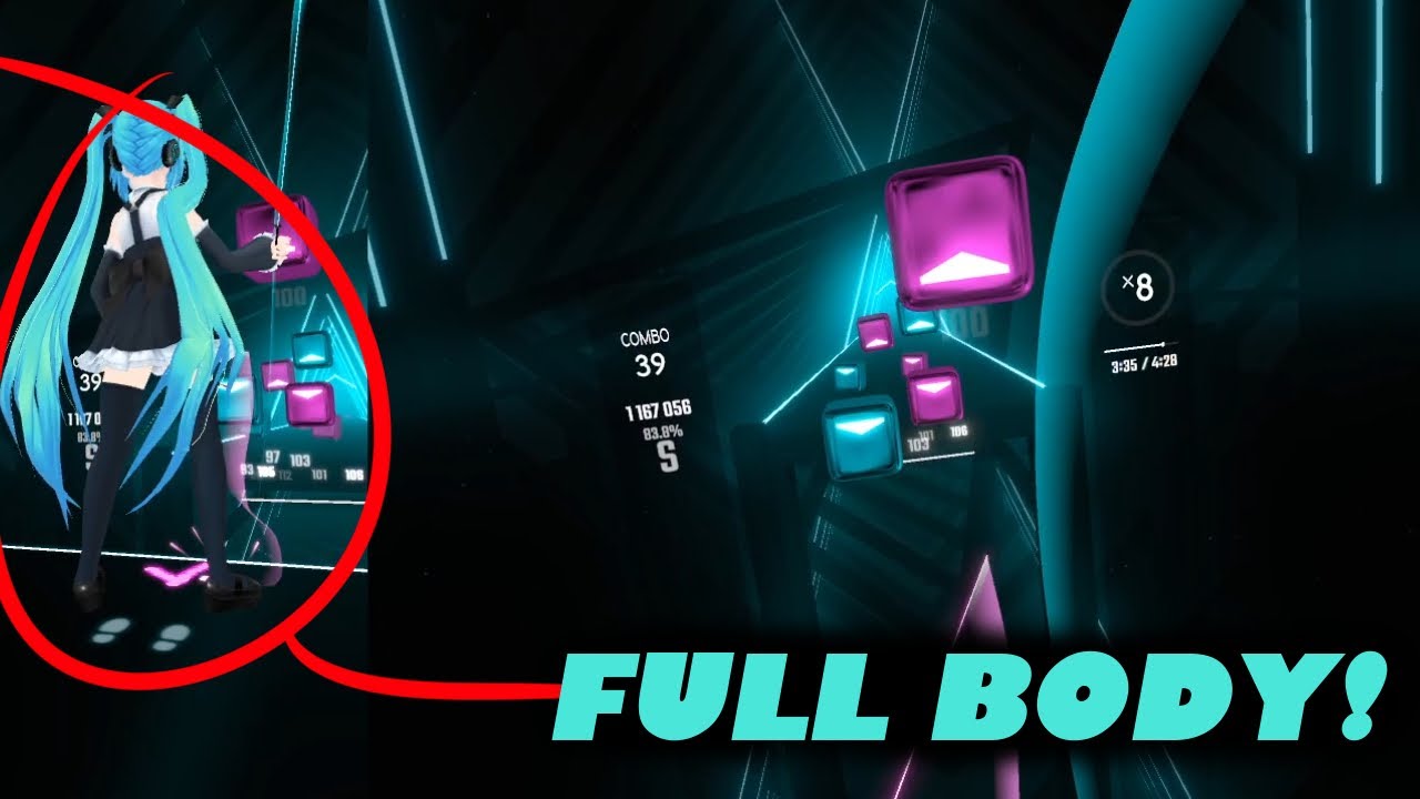 FULL BODY TRACKING | Beat Saber - Nuclear Star 9 38★