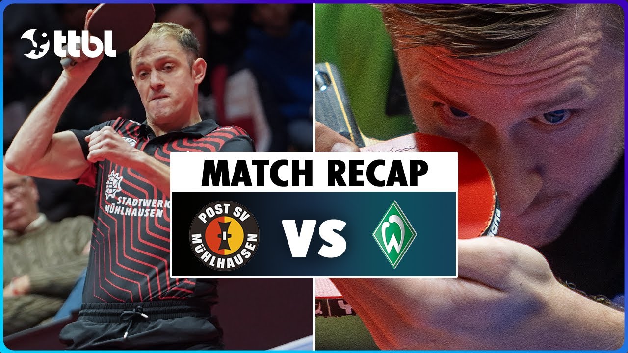 MÜHLHAUSEN vs. BREMEN (Tischtennis Bundesliga Recap) | Matchday 11 | 2025/2026