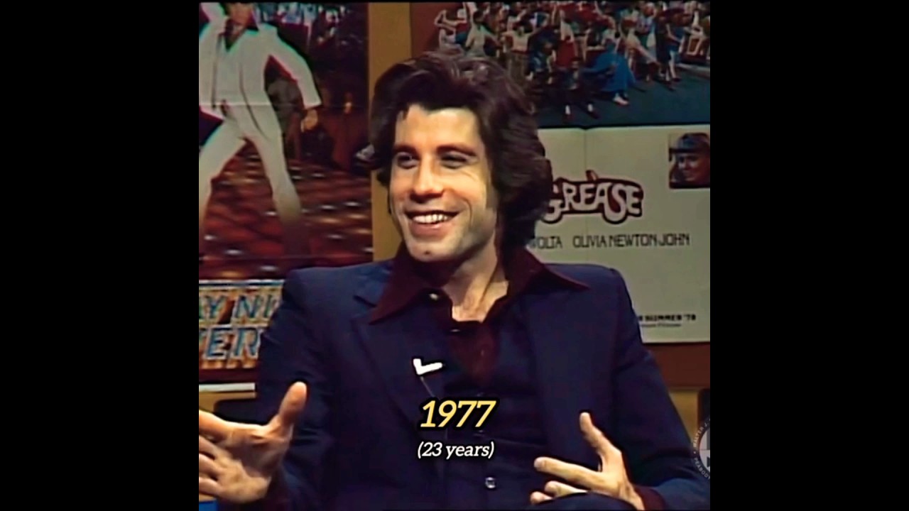 John Travolta through the years