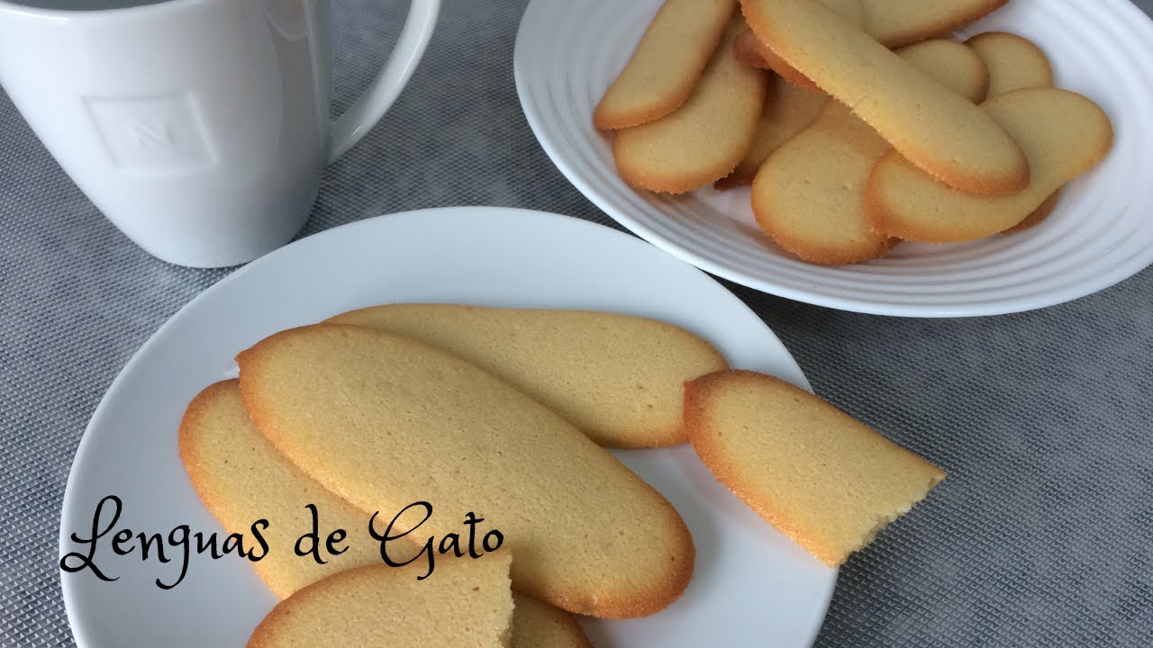 Lenguas de Gato Receta