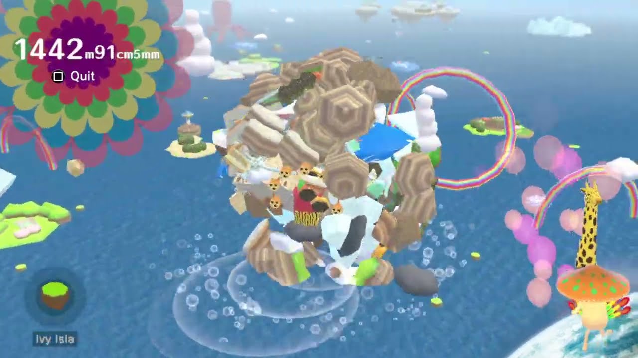 We Love Katamari REROLL PS4 - Bird & Elephant Eternal Mode / My first ever PS platinum trophy