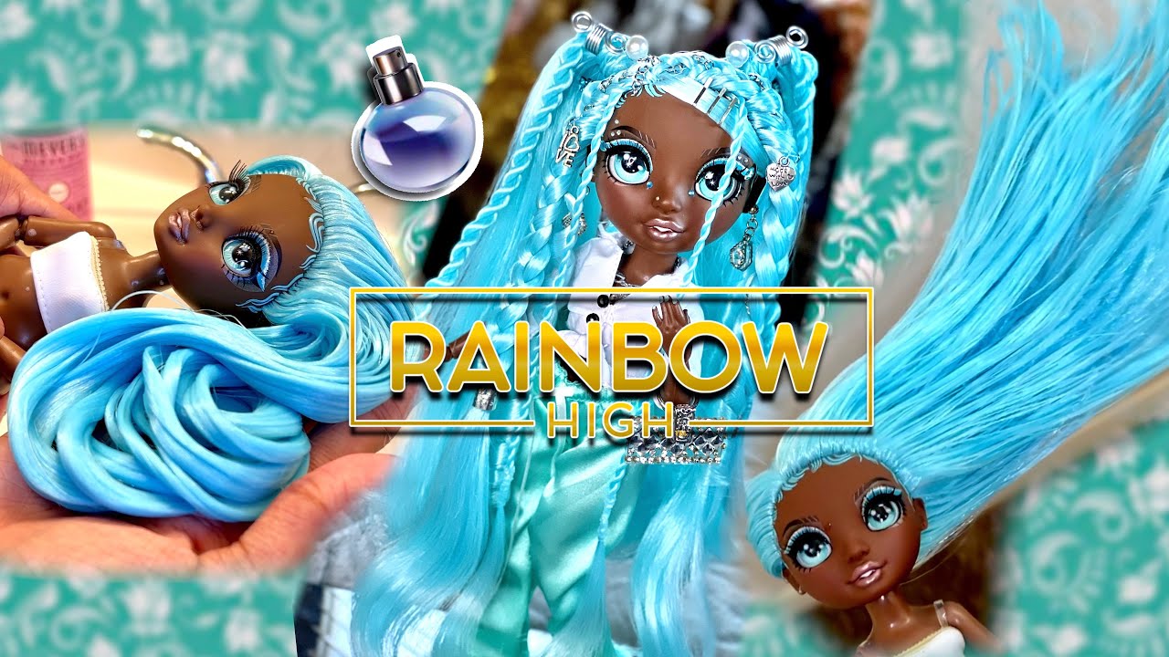 LOVE HER!😍| Rainbow High | 💙Robin Sterling💍 Unboxing+Hair Wash+Restyle! @Rainbow High