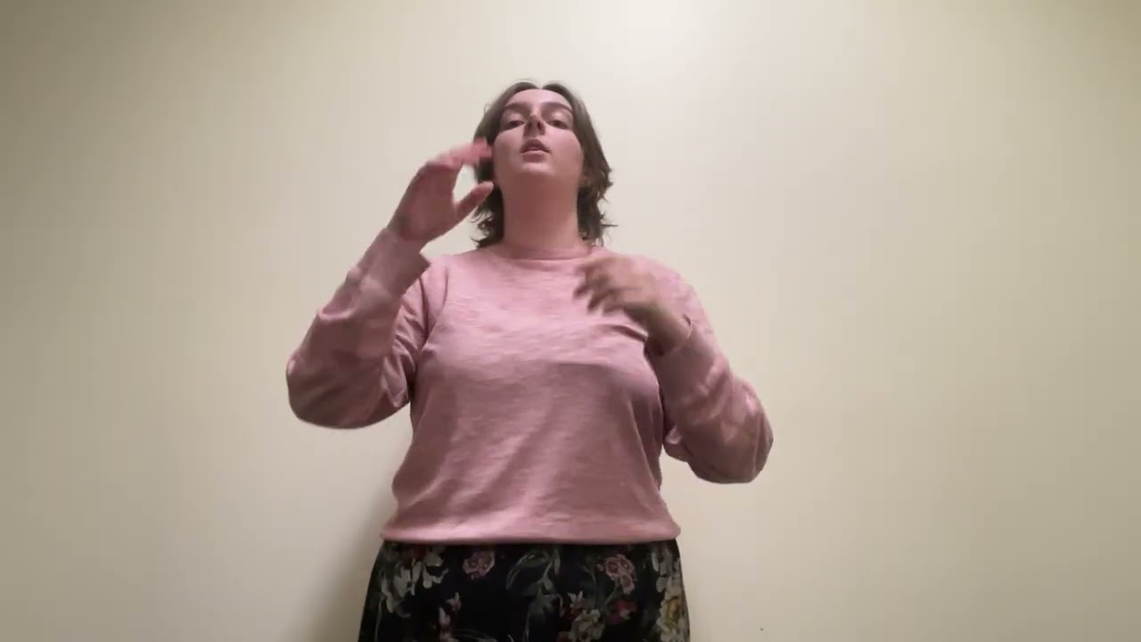 ASL video: Family and Pets