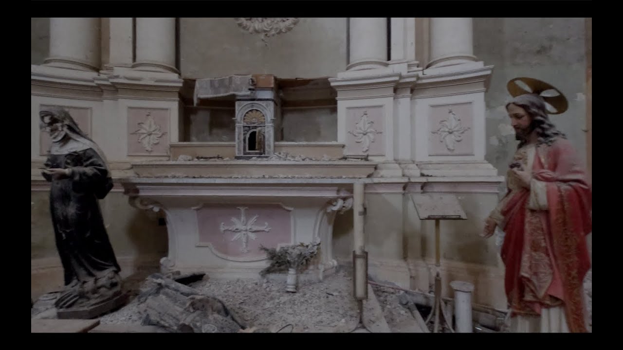 The bells still ring in a creepy  abandoned church