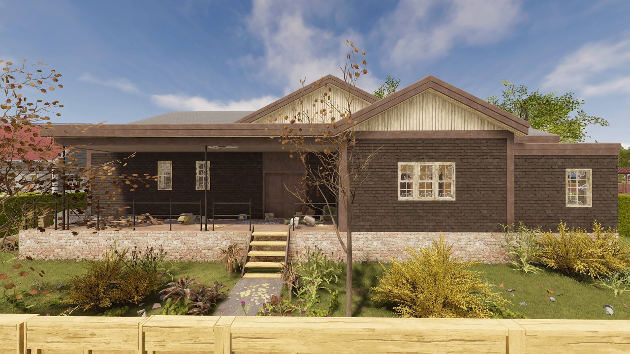 House Flipper 2 - Cute Family Cottage (Custom Job) - Cozy Longplay 👨‍👩‍👧‍👧