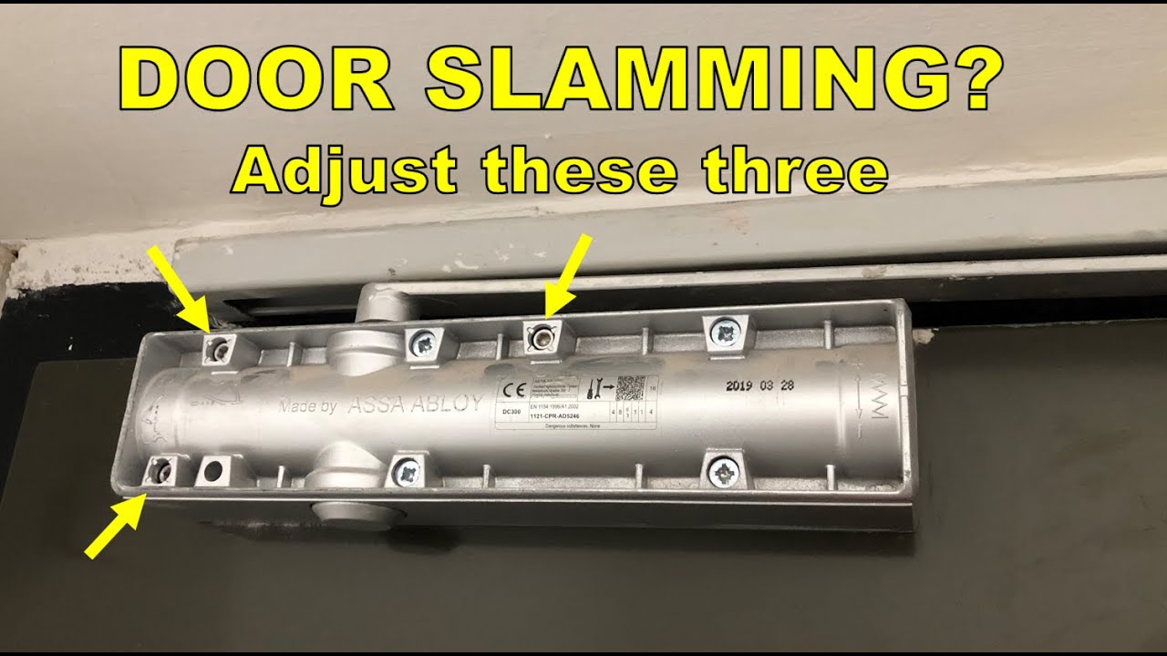 Как отрегулировать доводчик двери — Assa Abloy DC300
